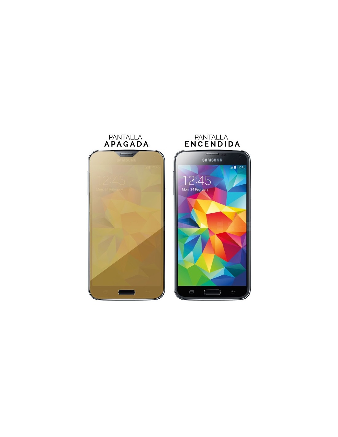 * Bikuid : Colour Tempered Glass - Samsung Galaxy S5 / S5 Neo - dorado