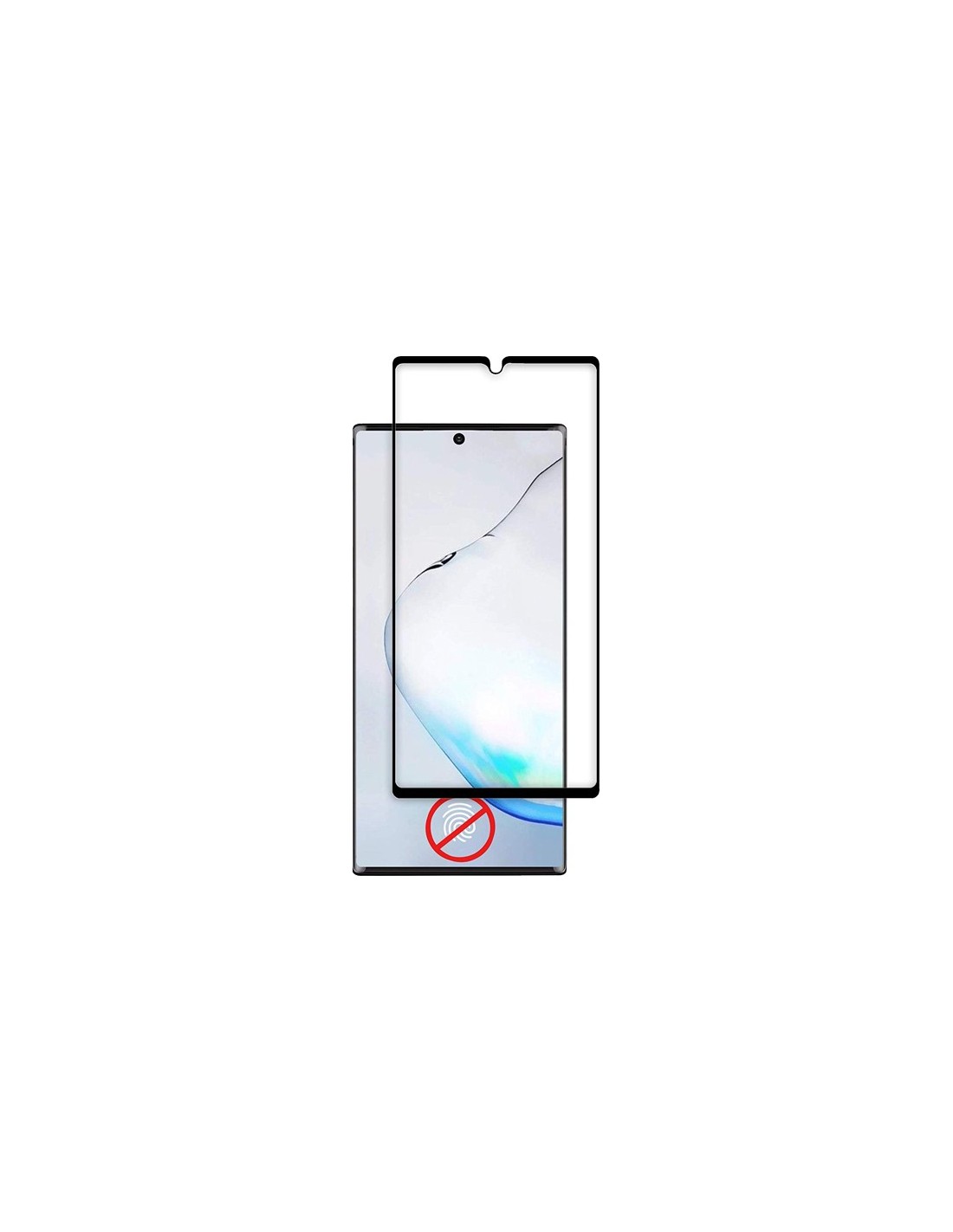 Bikuid : Full Screen Tempered Glass - Samsung Galaxy Note 10 - negro