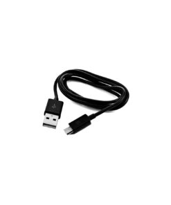 Cable de datos microUSB 1 metro - negro (bulk)
