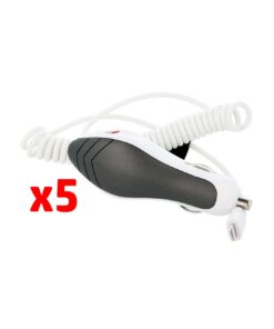 Cargador de coche compatible iPhone X (Pack de 5)