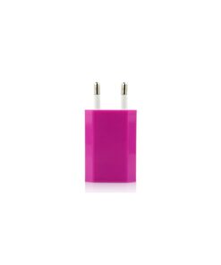 Cargador de red fucsia (enganche USB)