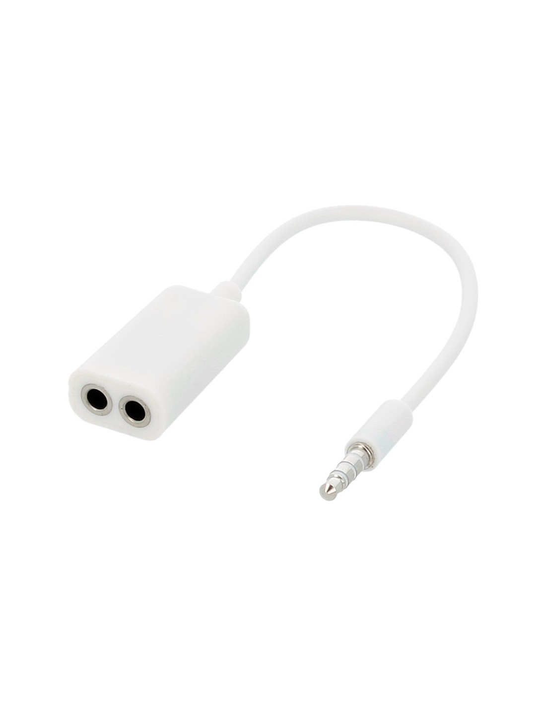 Duplicador audio jack 3.5mm (1 macho - 2 hembras)