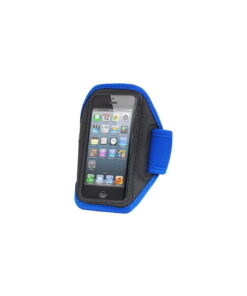 Funda de neopreno para brazo (tamaño iPhone 4 / 4S / 5 / 5C / 5S) azul