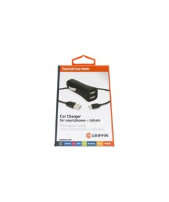 Griffin : Cargador de coche PowerJolt GC36394 (2xUSB 2.1A + cable microUSB) (blíster)
