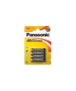 Panasonic : Pack 4 pilas alcalinas LR03 AAA (blíster)