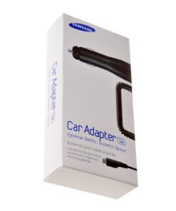 Samsung : Cargador de coche ECA-U16CBE (microUSB 1A) (blíster)