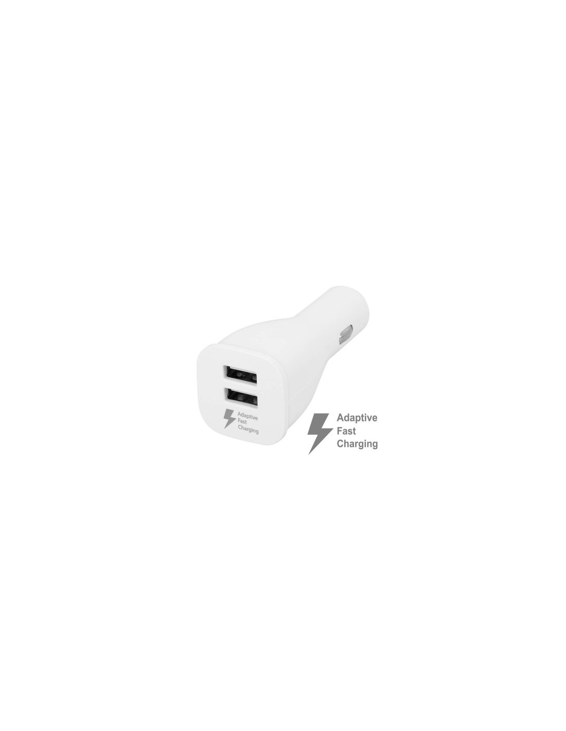 Samsung : Cargador de coche EP-LN920 2xUSB Fast Charge - blanco (bulk)
