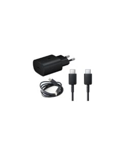 Samsung : Cargador de red EP-TA800 QuickCharge 25W (USB-C / USB-C) - negro (bulk)