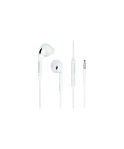 Samsung : Manos libres con cable EO-EG920BW - blanco (bulk)