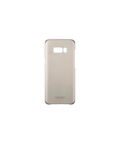 Samsung : Funda Clear Cover - Galaxy S8+ - dorada (blíster)