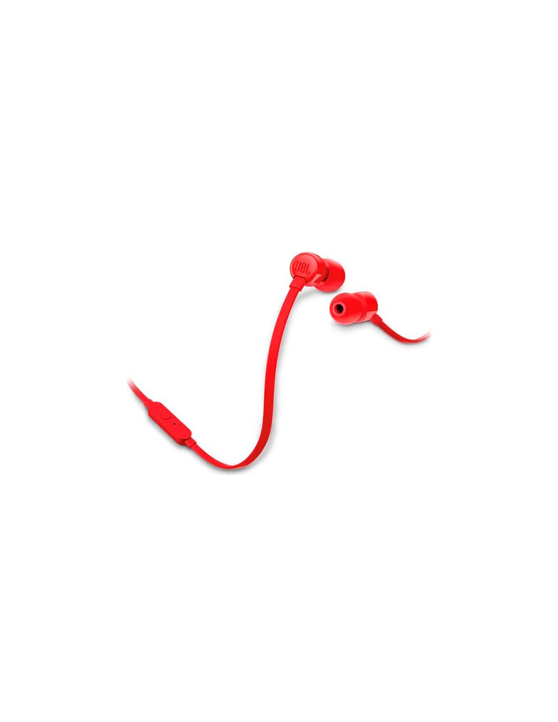 JBL : Manos libres con cable T110 - rojo (blíster)