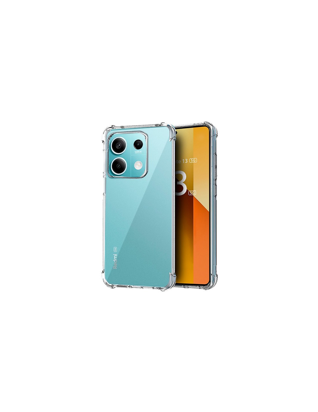 Bikuid : Funda Antishock Gel Case - Xiaomi Redmi Note 13 5G - transparente