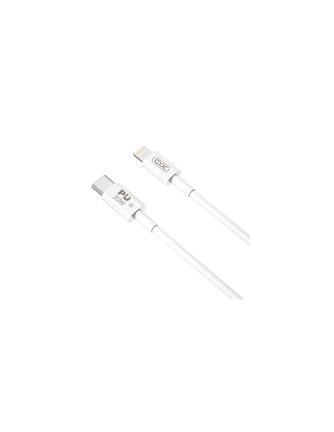 XO : Cable de datos NB-Q189B (USB-C / Lightning) 20W - blanco (blíster)