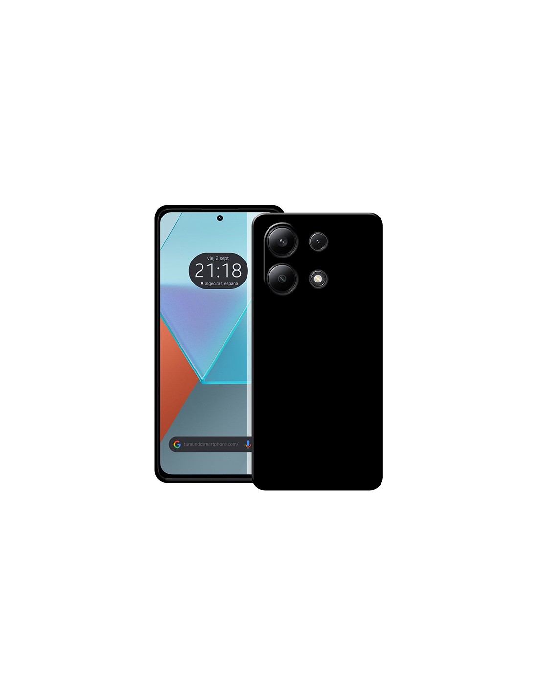 Bikuid : Funda Matte Gel Case - Xiaomi Redmi Note 13 4G - negra