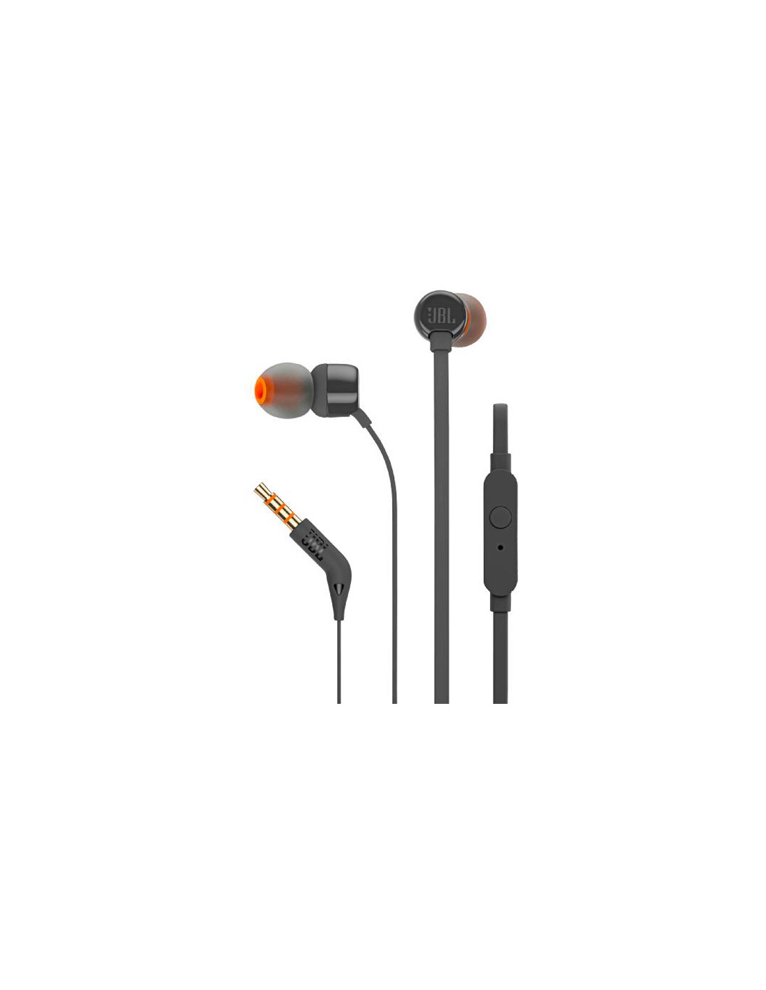 JBL : Manos libres con cable T110 - negro (blíster)
