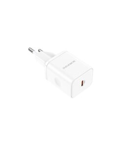 Borofone : Cargador de red BN6 QuickCharge 3.0 (1 x USB-C) 20W - blanco (blíster)